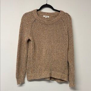 Madewell Women's Brown Crew Neck Sweater